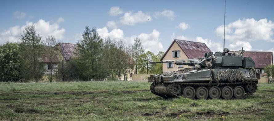 Латвия участвует в военных учениях в Великобритании