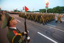 Генеральная репетиция парада войск Минского гарнизона