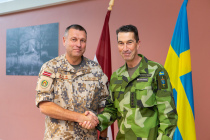 Встреча с командующим Шведских вооружённых сил