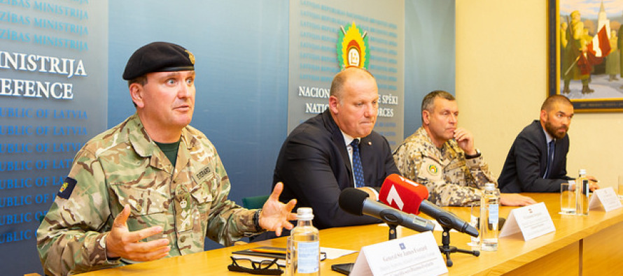 Визит замкомандующего силами НАТО в Латвию