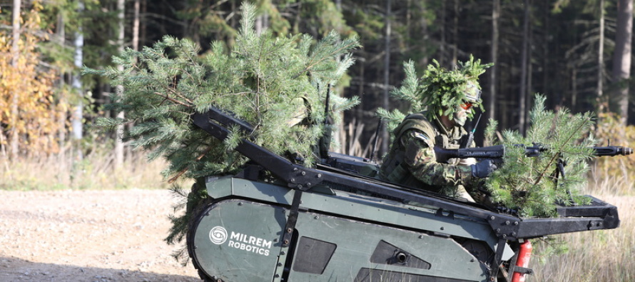 Эстония проводит военные учения в Адажи