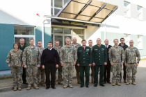 Встреча военных и пограничников в Резекне