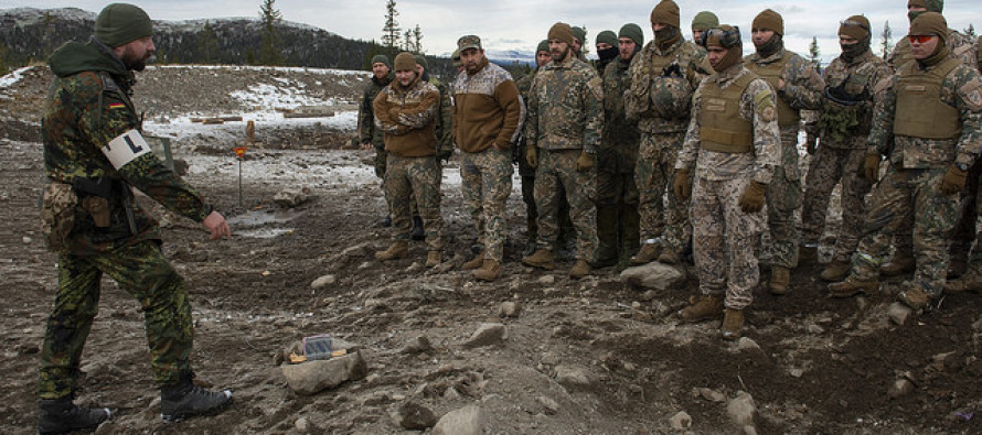 Латвийские военные участвуют в “Trident Juncture”