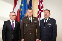 Визит руководителей обороны Косово в Латвию
