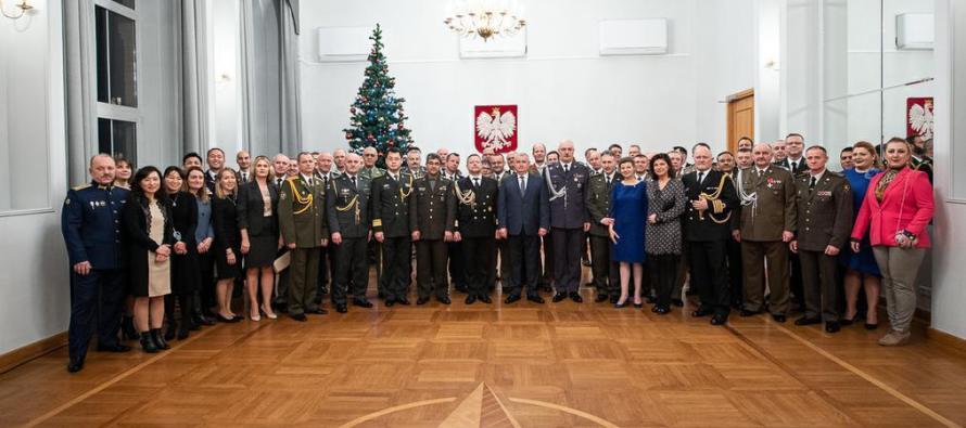 Приём военных атташе в Варшаве