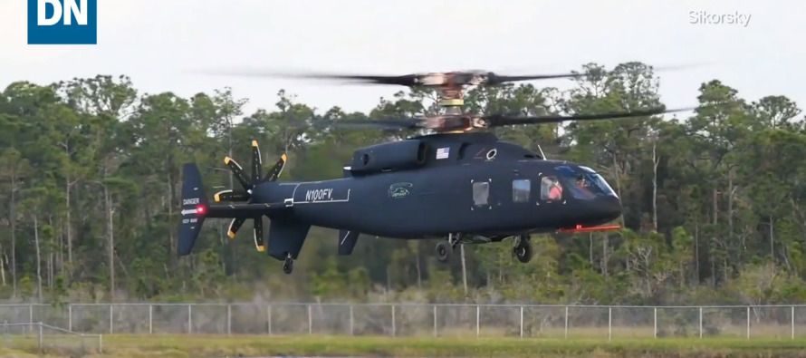 Первый полёт вертолёта Sikorsky-Boeing SB-1 Defiant