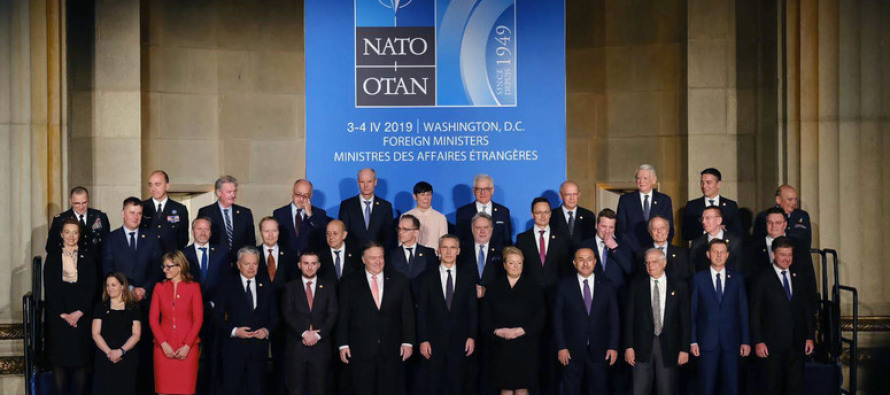 На церемонии в Вашингтоне отмечают 70-летие НАТО