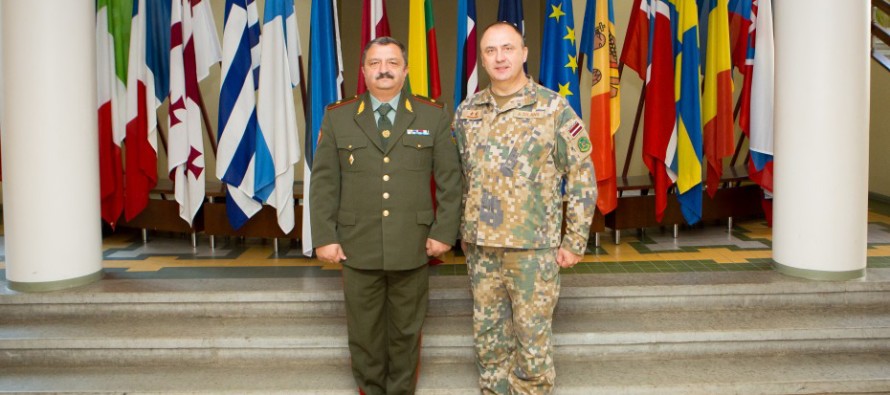 Визит генерала из Армении в Балтийский Колледж обороны