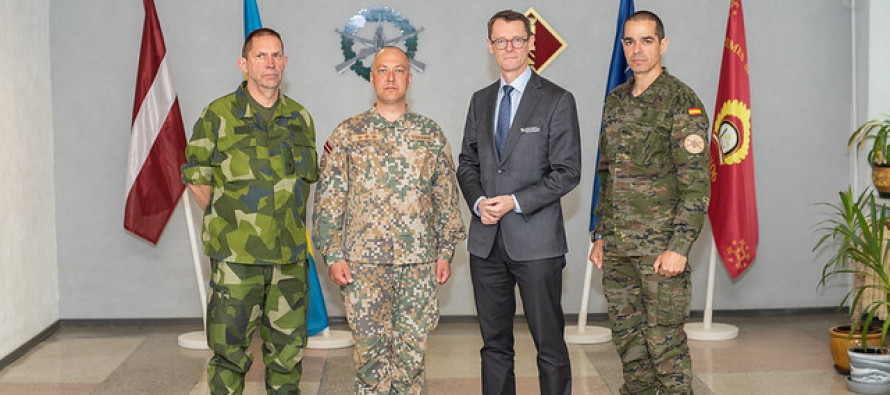 Визит в Латвию директора Шведских вооружённых сил