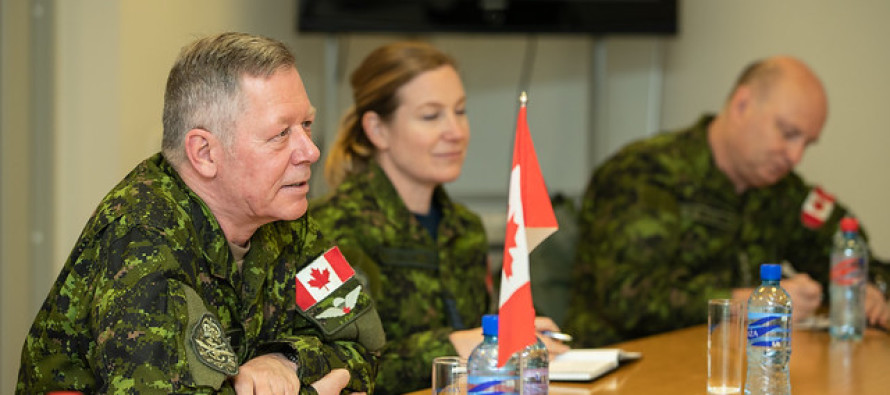 Визит в Латвию командующего вооружёнными силами Канады
