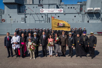 Эскадре минных тральщиков вручено Знамя