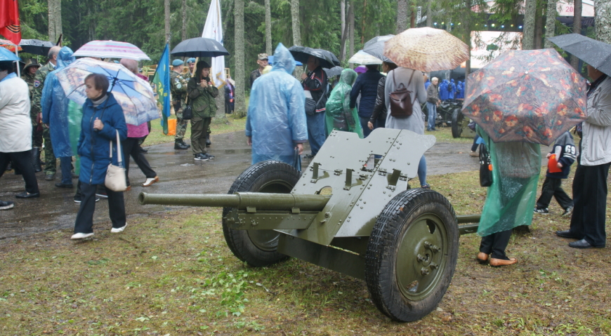 Выставка оружия времен Великой отечественной войны