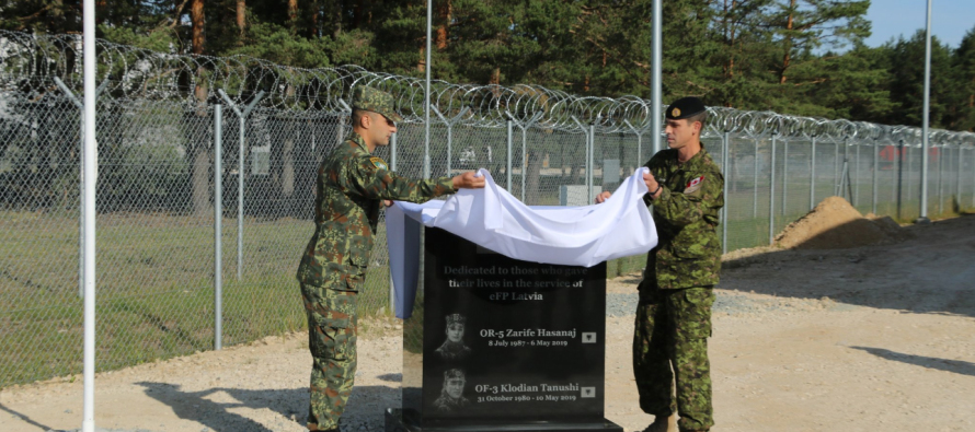 Открыт памятник погибшим военнослужащим