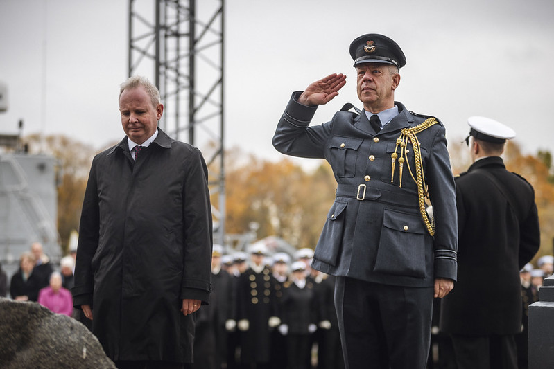 Памятная церемония в Даугавгриве