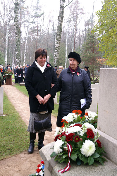 Памятная церемония в Даугавгриве
