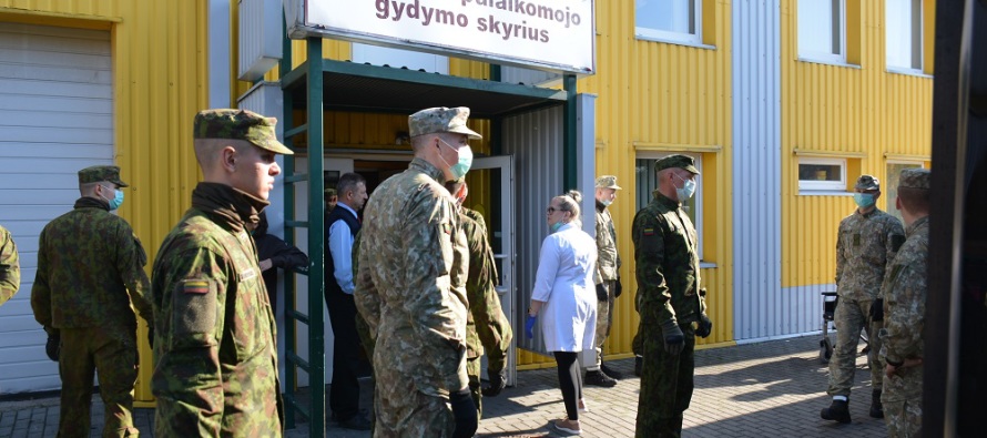 Эвакуация в Алитусском медицинском центре