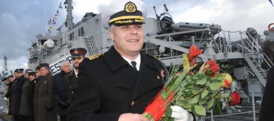 Смена командира Морских сил Латвии