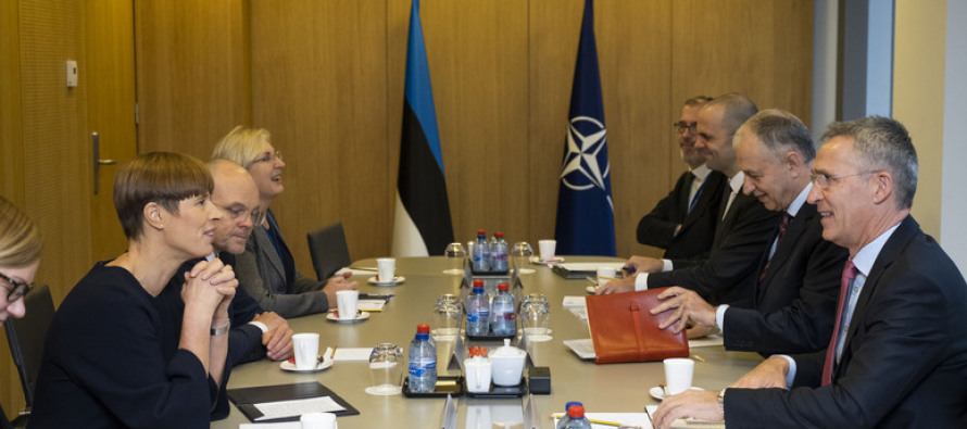 Генсекретарь НАТО встретился с президентом Эстонии
