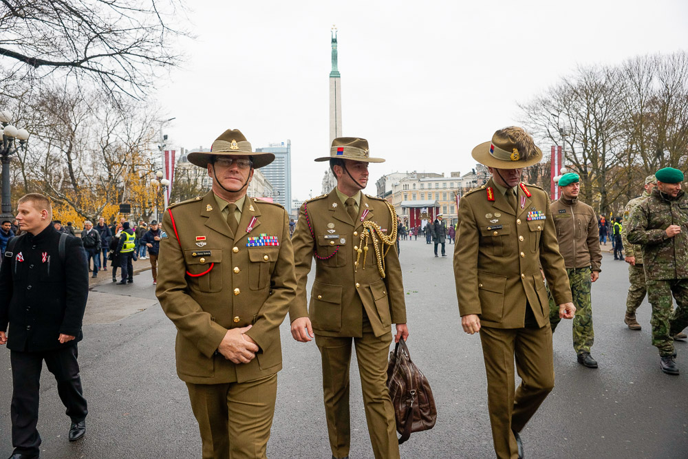 День независимости Латвии и военный парад