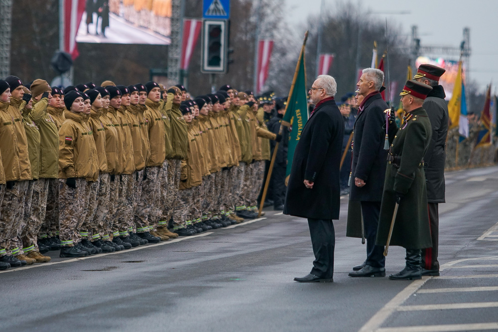 День независимости Латвии и военный парад