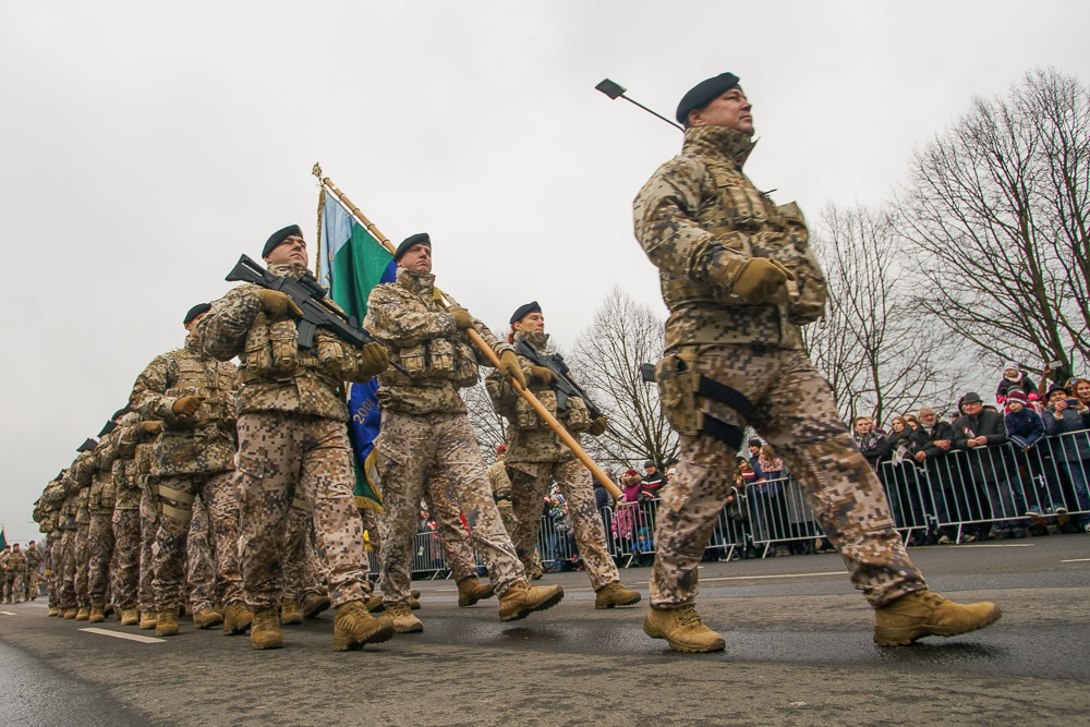 День независимости Латвии и военный парад