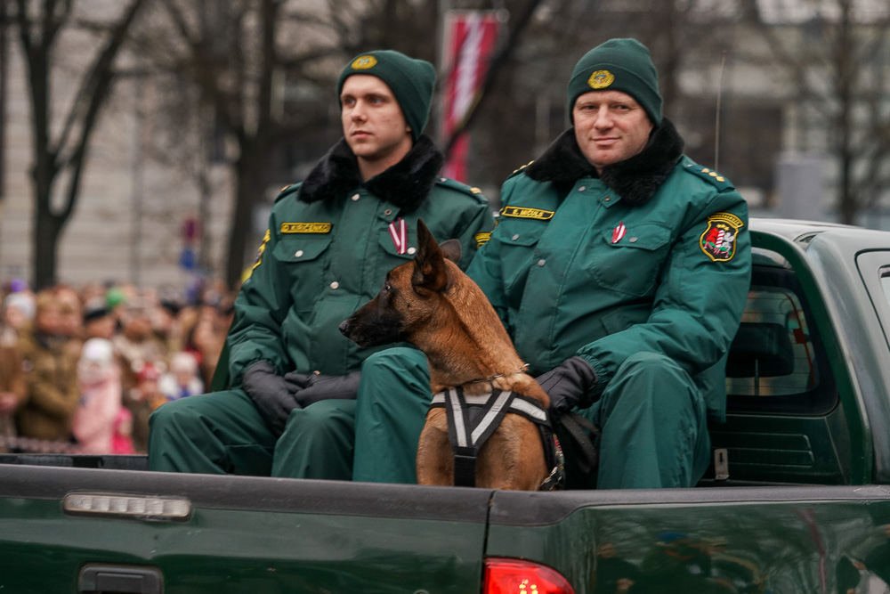 День независимости Латвии и военный парад