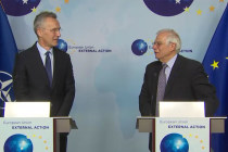 Генсек НАТО встретился с новым Верховным представителем ЕС
