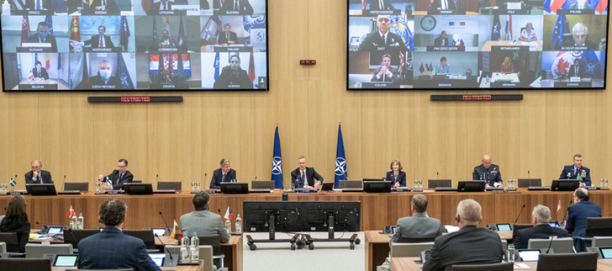 Видео конференция министров обороны НАТО