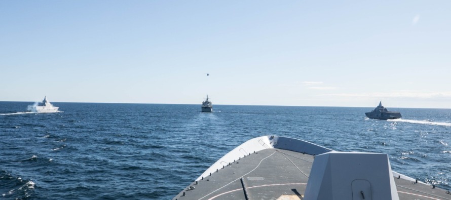 НАТО участвует в шведских военно-морских учениях