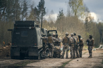 Земессарги провели учения по проверке боеспособности