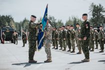 Состоялась церемония смены командира Боевой группы расширенного присутствия НАТО в Латвии