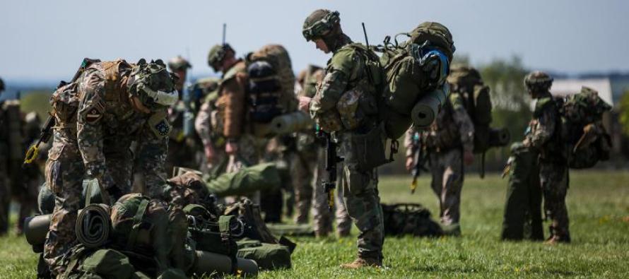 Латвийский контингент начинает дежурство в составе Боевой группы ЕС