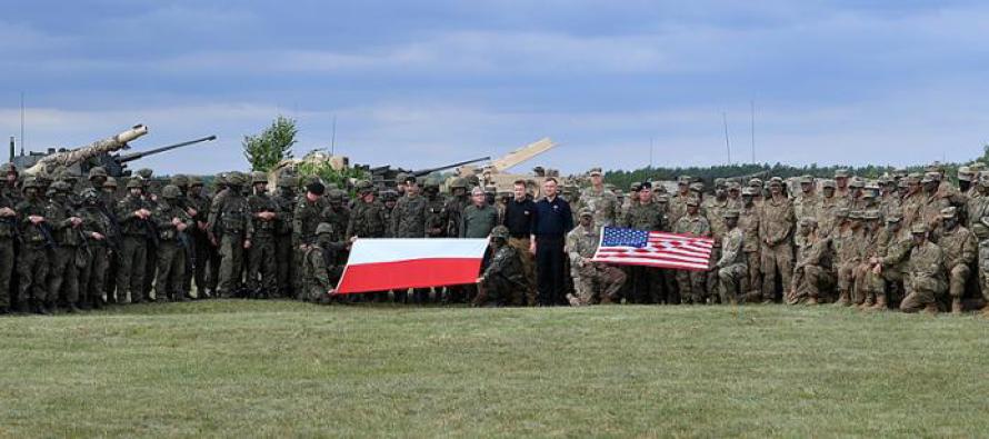 Президент Польши встретился с участниками военных учений Defender-Europe 20 Plus