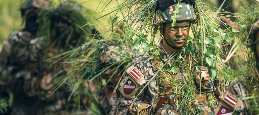 Лагерь основного военного обучения 2-й Видземской бригады Земесардзе