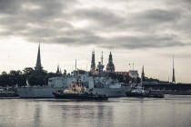 Визит кораблей постоянной военно-морской группы НАТО в Рижский порт