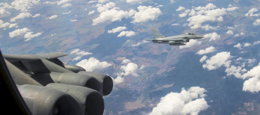 Тренировочные полёты стратегических бомбардировщиков ВВС США в регионе Балтийского моря