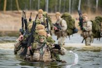 Рота почётного караула Штабного батальона участвует в военных учениях “Zibens 2020”