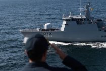 USS Ross провёл учение PASSEX вместе военными кораблями Латвии и Литвы