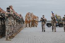 88 будущих офицеров в Пехотной школе в Алуксне дали клятву военнослужащего