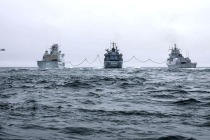 SNMG1 НАТО участвует в крупном военно-морском учении в Северном море