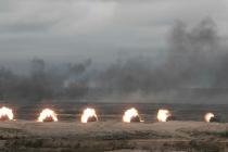 На Адажском полигоне проходят ежегодные учения по боевой стрельбе из танков “Iron Spear 2020”