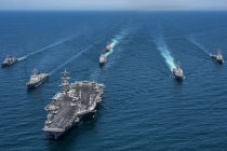 Авианосец USS Nimitz и его ударная группа останутся на Ближнем Востоке