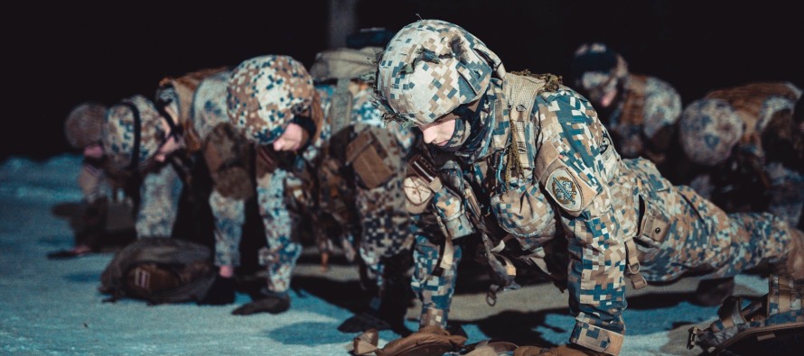 «Белая ночь» испытаний в Латвийской национальной академии обороны