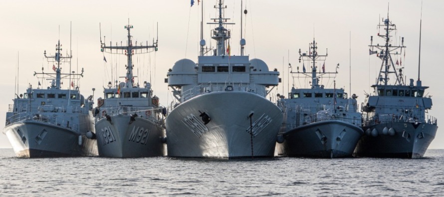 1-я постоянная морская противоминная группа НАТО посетит с визитом Латвию