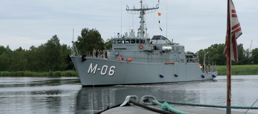 Латвийские морские силы участвуют в международном военном учении “Baltic MCM EX 2021”