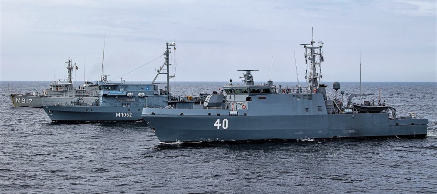 1-я постоянная морская противоминная группа НАТО провела учение вместе с Финским ВМФ