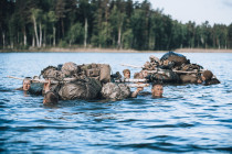 Кадеты Латвийской академии обороны приняли участие в Курсе по боевой выдержке
