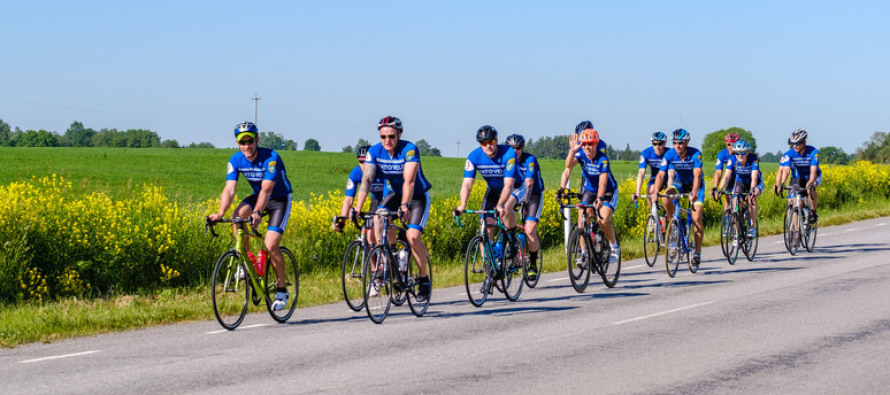 Боевая группа НАТО завершает велосипедный тур по Эстонии протяженностью 1000 км