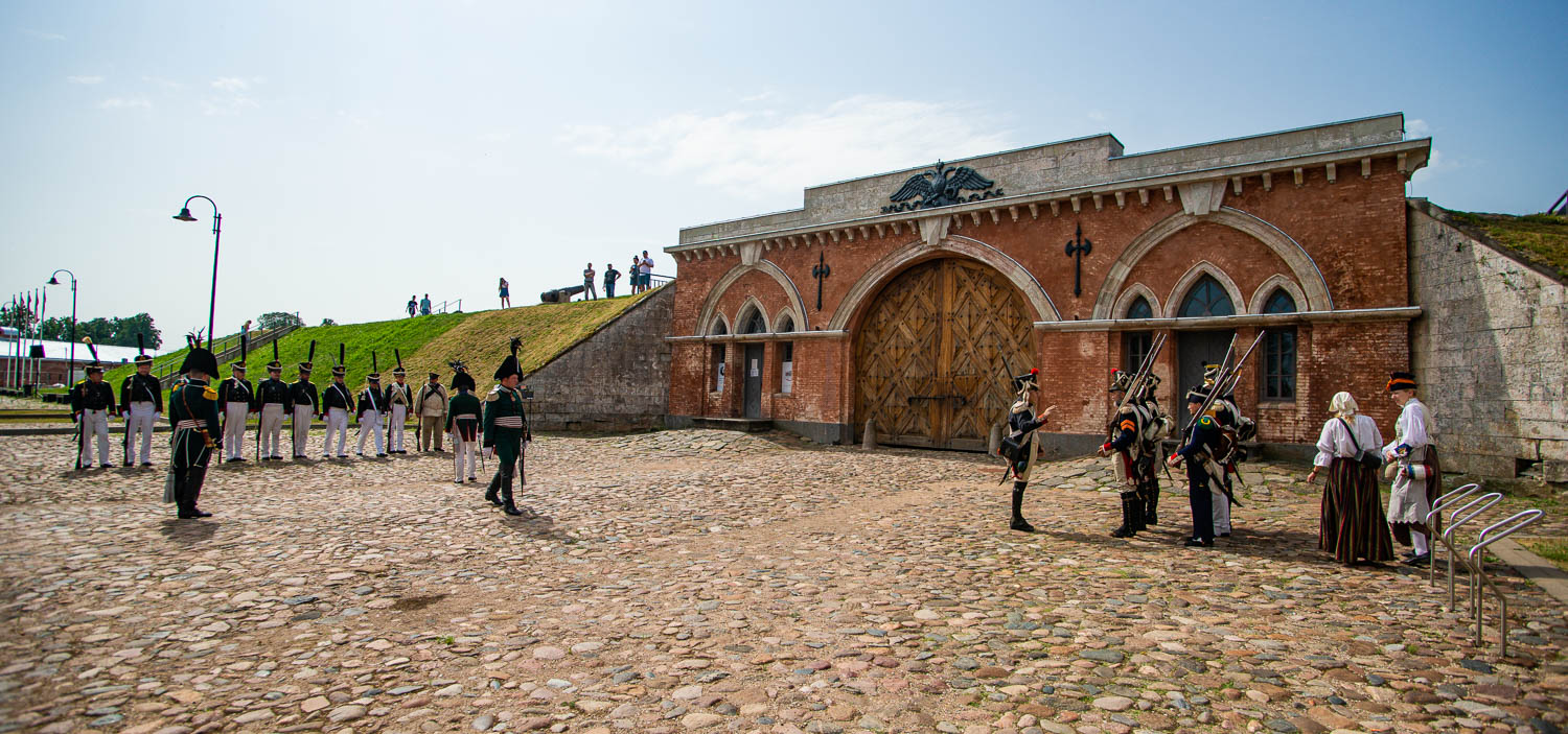 Реконструкция в Динабургской крепости 2021
