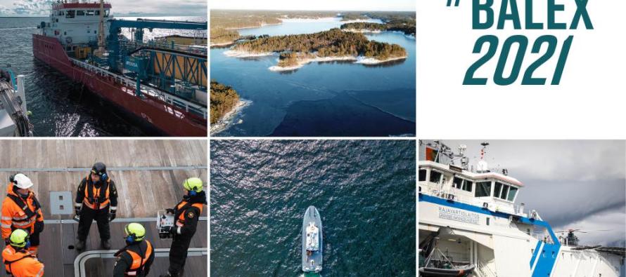 Латвийские морские силы участвуют в международном учении по ликвидации последствий разлива нефти „Balex Delta 2021